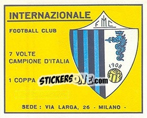 Figurina Stemma - Calciatori 1961-1962 - Panini