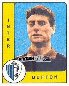 Sticker Lorenzo Buffon - Calciatori 1961-1962 n. 64 - Panini