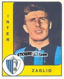 Sticker Franco Zaglio - Calciatori 1961-1962 - Panini