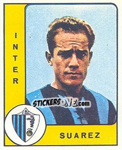 Sticker Luisito Suarez - Calciatori 1961-1962 n. 70 - Panini