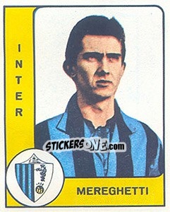 Cromo Mario Mereghetti - Calciatori 1961-1962 - Panini