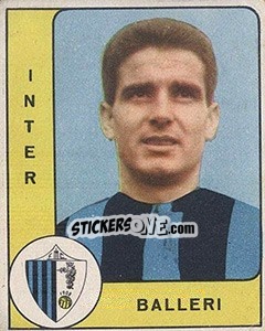 Sticker Costanzo Balleri - Calciatori 1961-1962 n. 74 - Panini