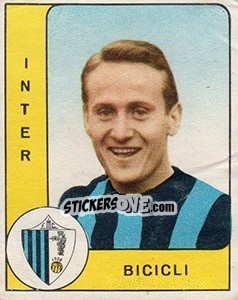 Sticker Mauro Bicicli - Calciatori 1961-1962 - Panini