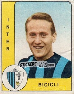 Sticker Mauro Bicicli - Calciatori 1961-1962 n. 75 - Panini