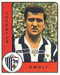 Sticker Flavio Emoli - Calciatori 1961-1962 - Panini