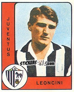 Sticker Gianfranco Leoncini - Calciatori 1961-1962 n. 84 - Panini