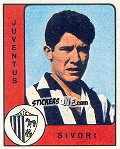 Sticker Omar Sivori - Calciatori 1961-1962 n. 86 - Panini