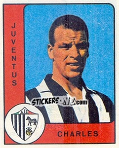 Sticker John Charles - Calciatori 1961-1962 - Panini