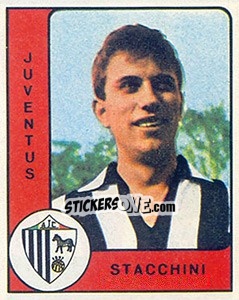 Sticker Gino Stacchini - Calciatori 1961-1962 - Panini