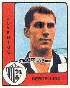 Sticker Giancarlo Bercellino - Calciatori 1961-1962 n. 91 - Panini
