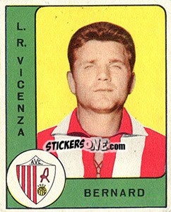 Figurina Romano Bernard - Calciatori 1961-1962 - Panini