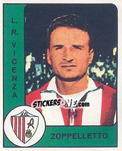 Figurina Giobatta Zoppelletto - Calciatori 1961-1962 - Panini