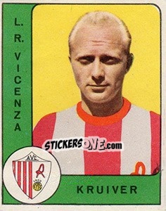 Sticker Piet Kruiver - Calciatori 1961-1962 - Panini