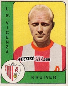 Cromo Piet Kruiver - Calciatori 1961-1962 n. 104 - Panini