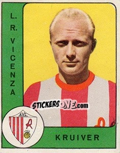 Figurina Piet Kruiver - Calciatori 1961-1962 - Panini