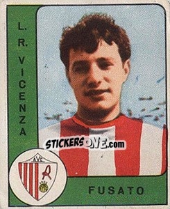 Sticker Giancarlo Fusato - Calciatori 1961-1962 - Panini