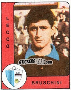 Sticker Eugenio Bruschini - Calciatori 1961-1962 n. 111 - Panini