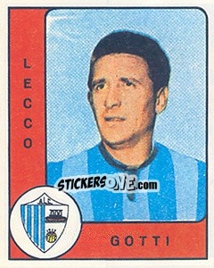 Sticker Clemente Gotti - Calciatori 1961-1962 - Panini