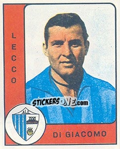 Sticker Bernardino Di Giacomo - Calciatori 1961-1962 n. 116 - Panini