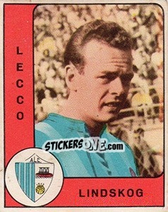 Sticker Bengt Lindskog - Calciatori 1961-1962 - Panini