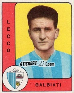 Sticker Italo Galbiati - Calciatori 1961-1962 n. 122 - Panini