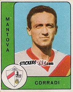 Sticker Giuseppe Corradi - Calciatori 1961-1962 - Panini