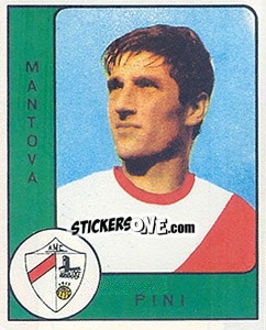 Sticker Sergio Pini - Calciatori 1961-1962 n. 129 - Panini