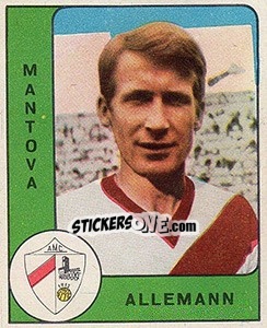 Cromo Anton Allemann - Calciatori 1961-1962 - Panini