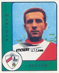 Sticker Ettore Recagni - Calciatori 1961-1962 n. 135 - Panini