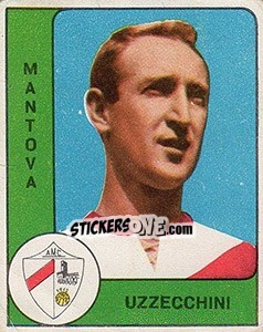 Sticker Renzo Uzzecchini - Calciatori 1961-1962 - Panini