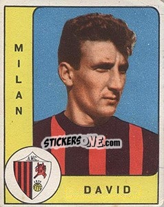 Sticker Mario David - Calciatori 1961-1962 - Panini