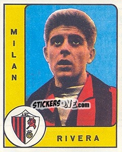 Sticker Gianni Rivera - Calciatori 1961-1962 n. 147 - Panini