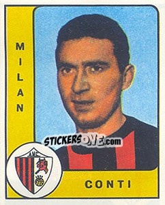 Sticker Oliviero Conti - Calciatori 1961-1962 n. 148 - Panini