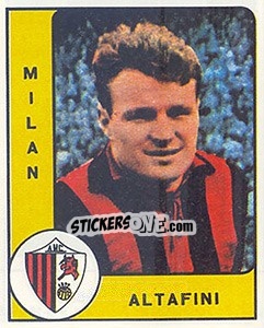 Figurina Giuseppe Altafini - Calciatori 1961-1962 - Panini