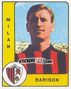Cromo Paolo Barison - Calciatori 1961-1962 - Panini