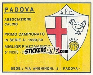Sticker Stemma - Calciatori 1961-1962 n. 154 - Panini