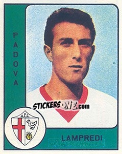 Sticker Giampaolo Lampredi - Calciatori 1961-1962 n. 156 - Panini