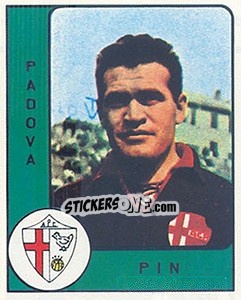 Sticker Antonio Pin - Calciatori 1961-1962 - Panini