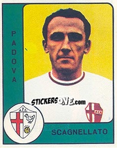 Sticker Aurelio Scagnellato - Calciatori 1961-1962 - Panini