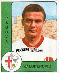 Figurina Tomislav Kaloperovic - Calciatori 1961-1962 - Panini