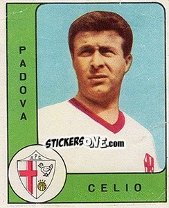 Sticker Celestino Celio - Calciatori 1961-1962 - Panini
