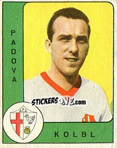 Sticker Rudolf Kolbl - Calciatori 1961-1962 n. 165 - Panini
