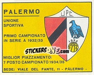 Sticker Stemma - Calciatori 1961-1962 n. 169 - Panini