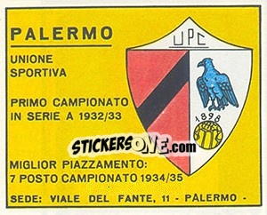 Figurina Stemma - Calciatori 1961-1962 - Panini