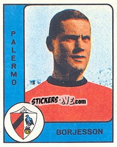 Sticker Rune Borjesson - Calciatori 1961-1962 - Panini