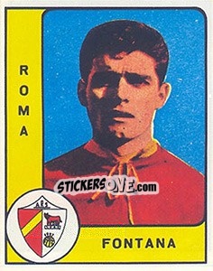 Sticker Alfio Fontana - Calciatori 1961-1962 n. 186 - Panini