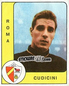 Sticker Fabio Cudicini - Calciatori 1961-1962 n. 187 - Panini