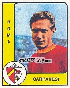 Sticker Sergio Carpanesi - Calciatori 1961-1962 - Panini