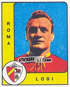 Figurina Giacomo Losi - Calciatori 1961-1962 - Panini