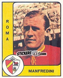 Sticker Pedro Manfredini - Calciatori 1961-1962 - Panini
